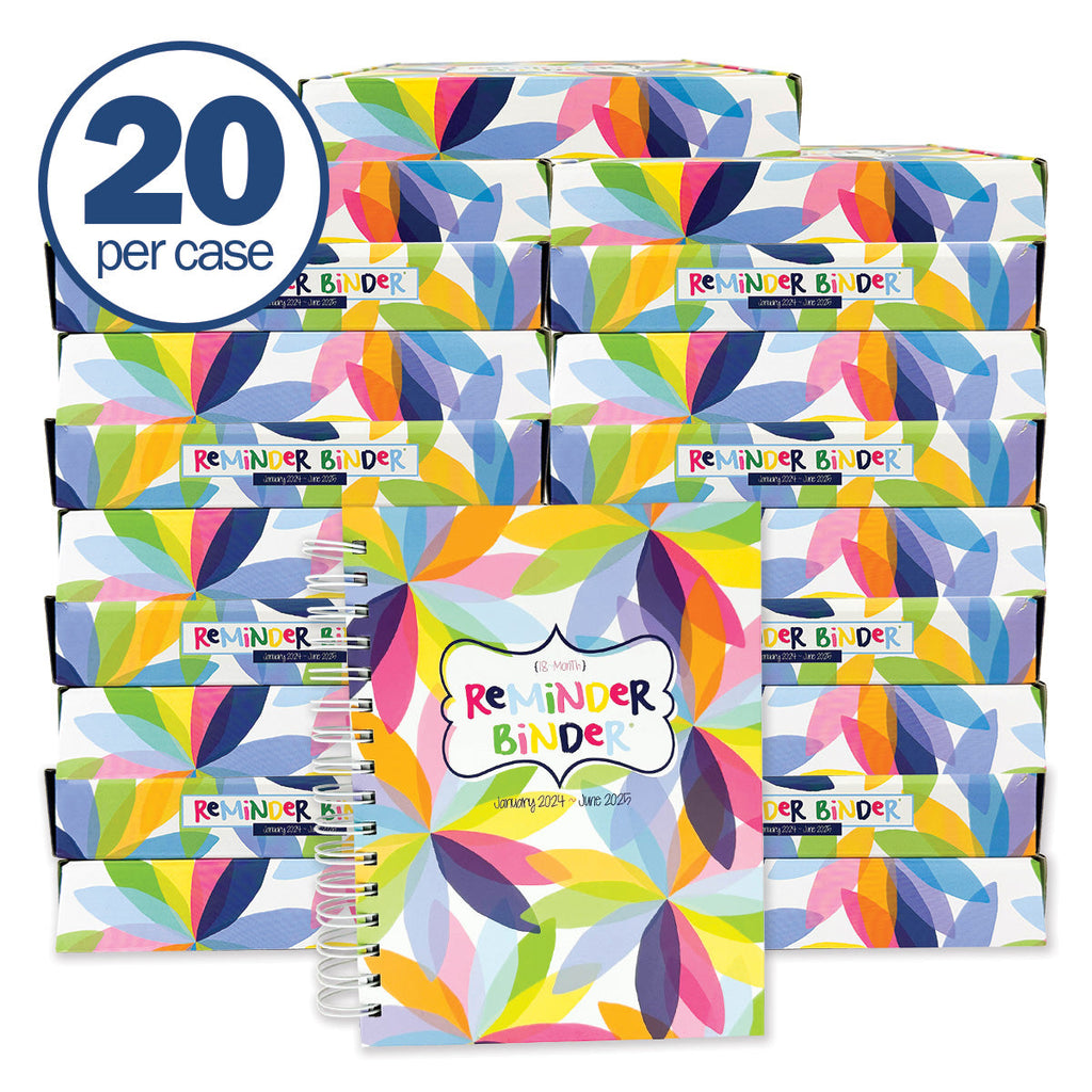 CLEARANCE! DEAL Buy-the-Case BULK Reminder Binder® Planners | NOW thru June 2025 | Case of 20 Planners