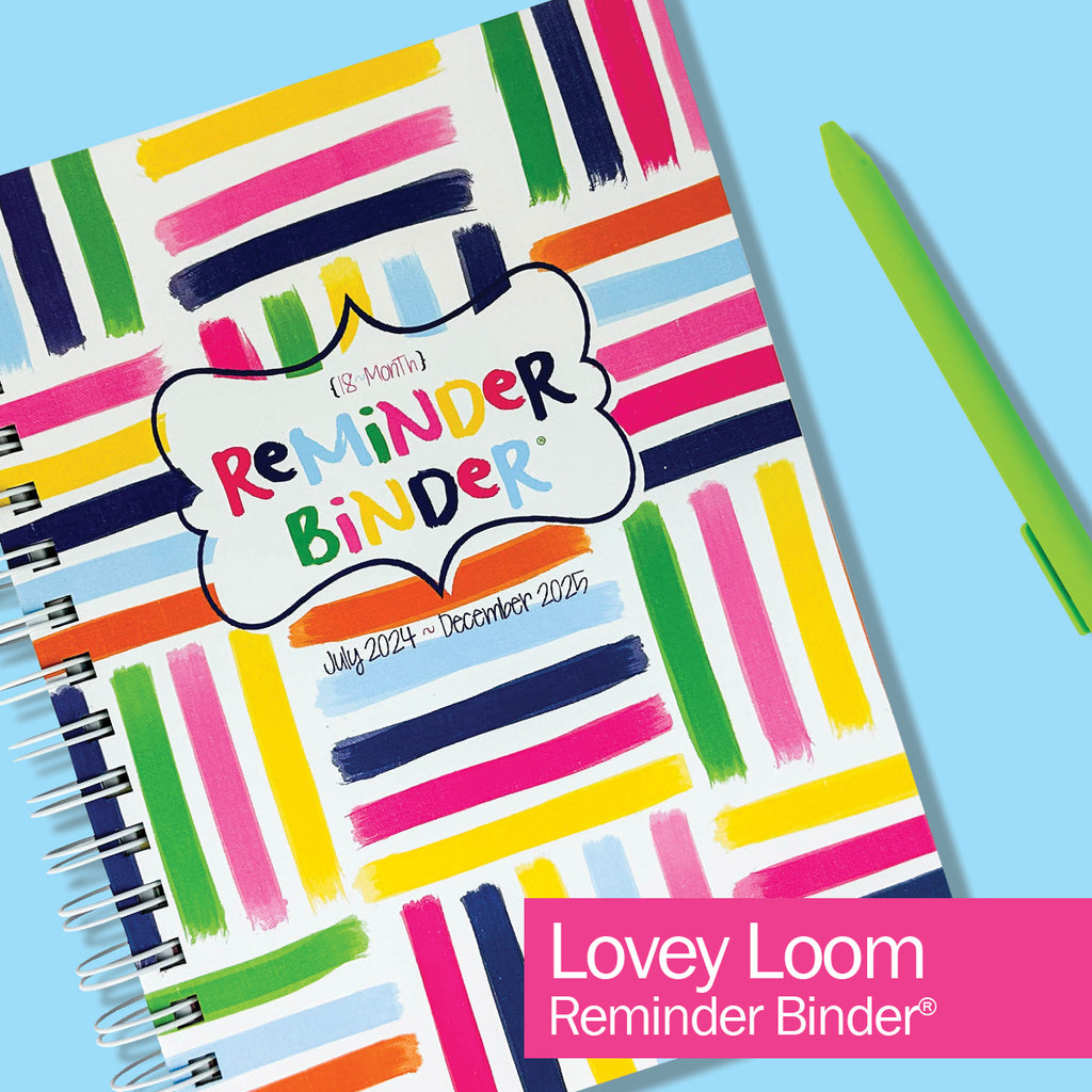 NEW! Buy-the-Case BULK Reminder Binder® Planners | July 2024 - December 2025 | Case of 20 Planners