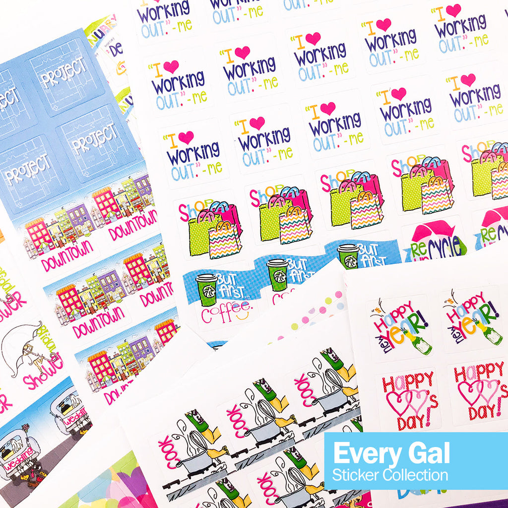 $5 DEAL 1536 Stickers FANTASTIC Bundle | Family, Goals, Work | Fits Any Planner