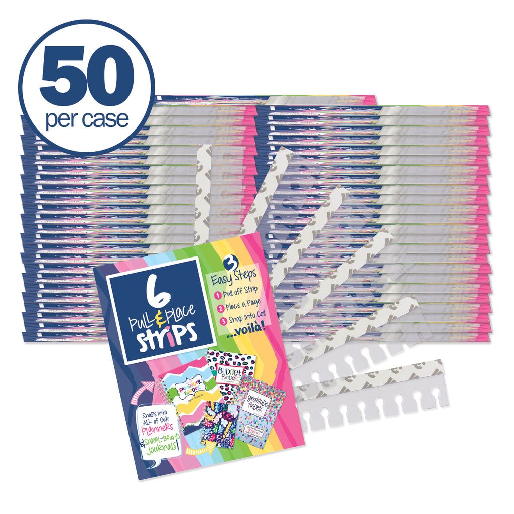 Buy-the-Case BULK Pull & Place Snap-in Adhesive Strip Packs | Case of 50 Strip Packs
