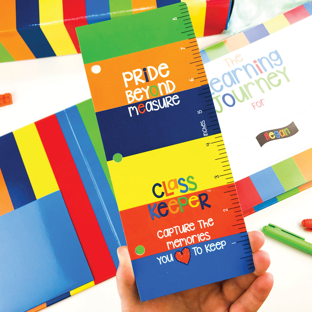 Matching Hole Punch Guide Bookmarks for Class Keeper® School Keepsake Binder
