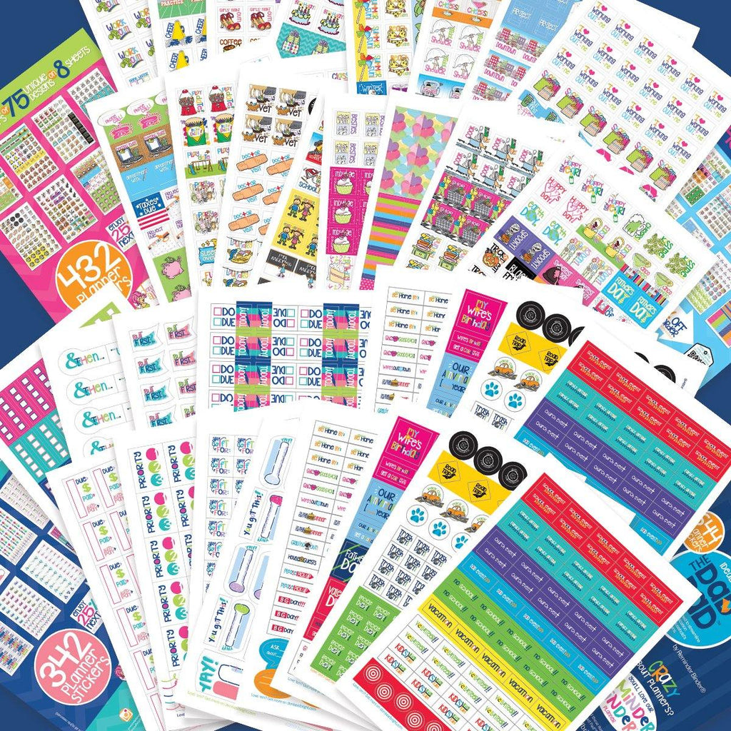 1850 Stickers EPIC Bundle | Event, Goal, Mom, Family | Fits Any Planner - Denise Albright® 
