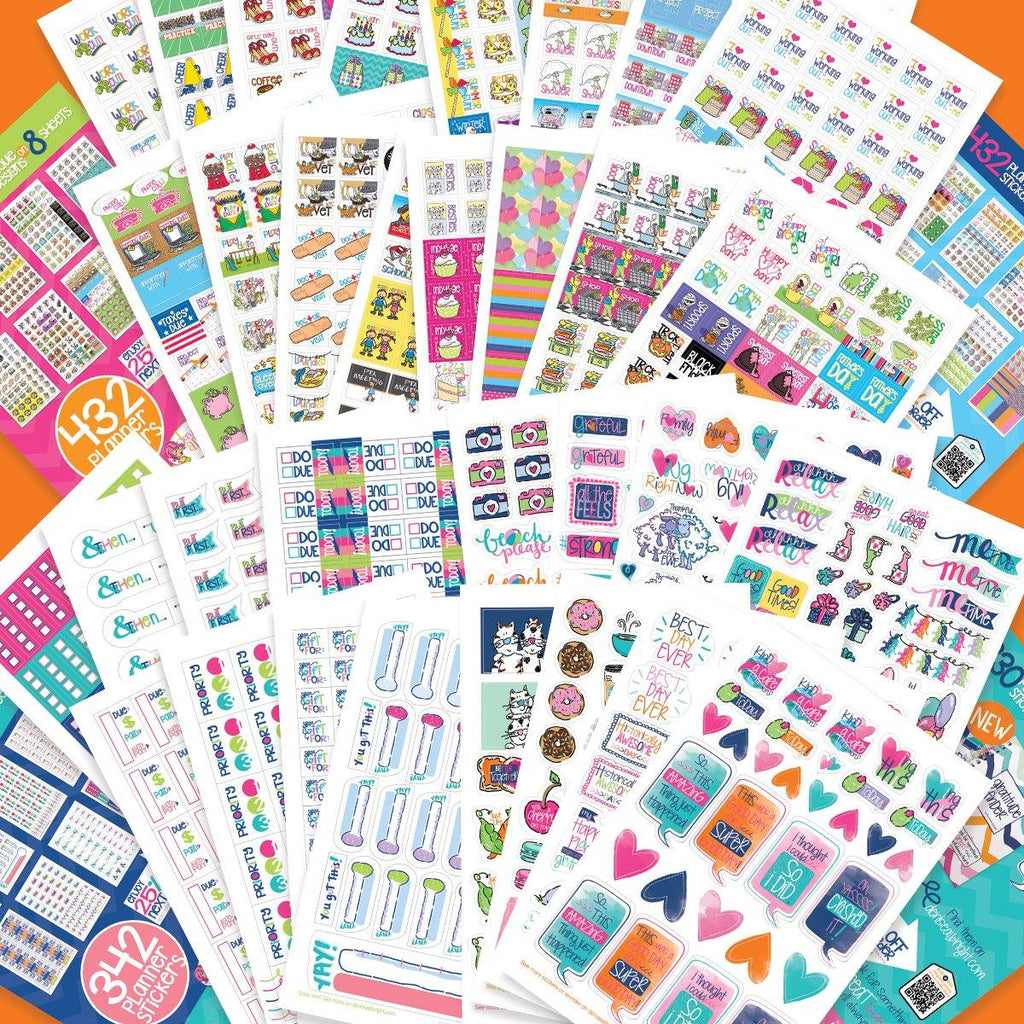 1536 Stickers FANTASTIC Bundle | Family, Goals, Work | Fits Any Planner - Denise Albright® 