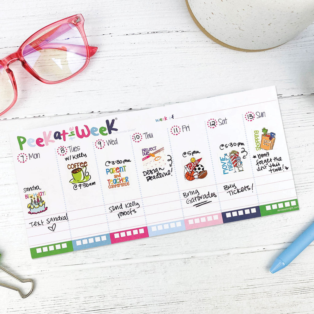 MINI Peek at the Week® Planner Pad | [2] Styles