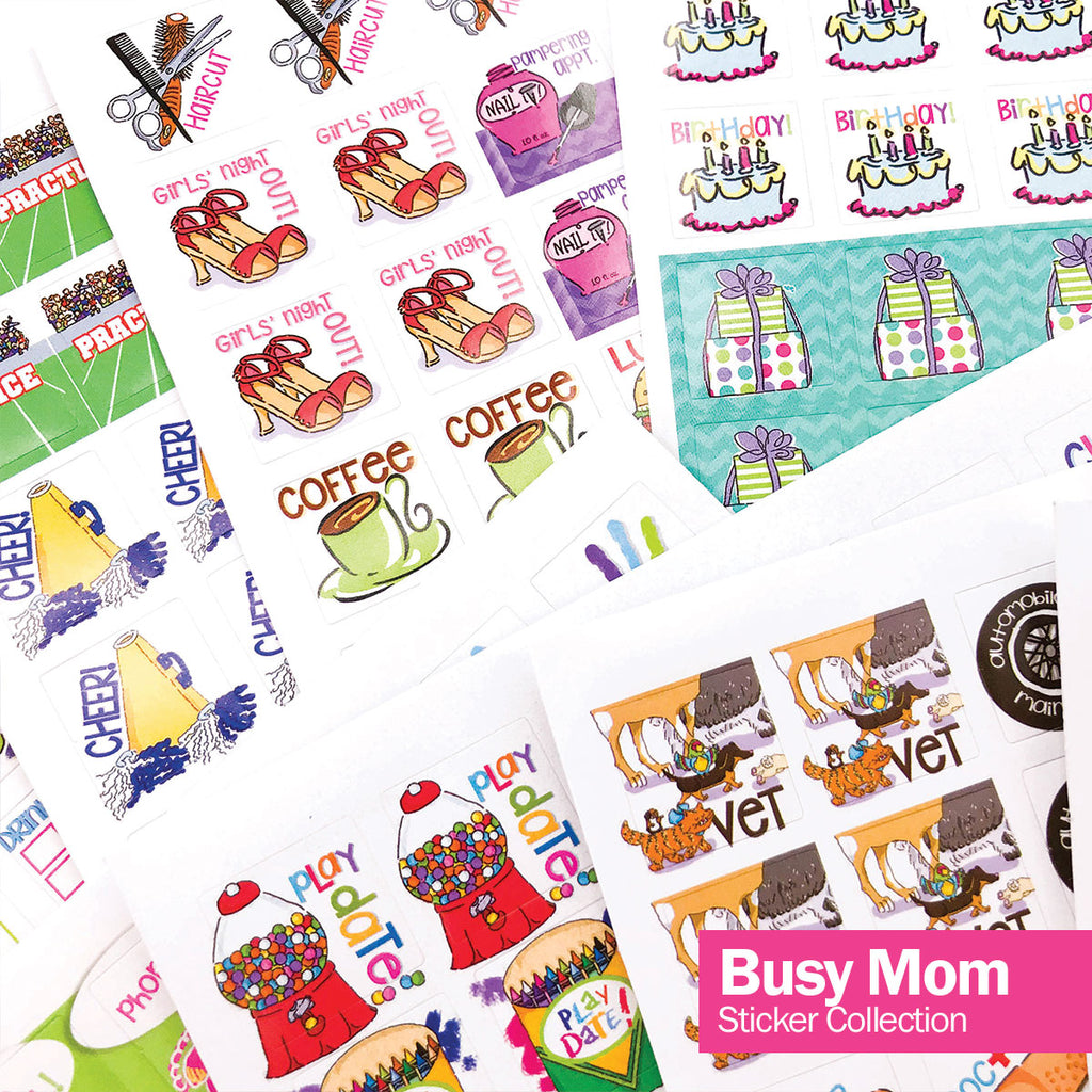 Busy Mom Stickers | Holidays, Birthdays, Home, Work, Event, Etc. | Best Planner Stickers