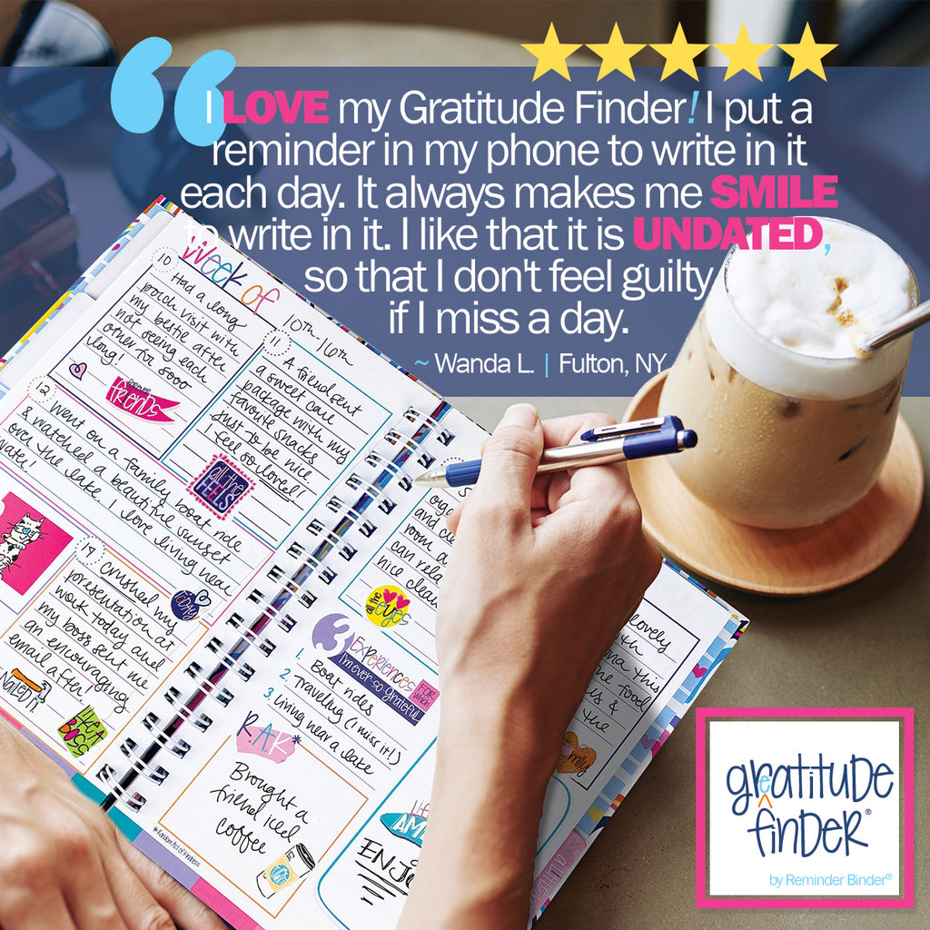 Gratitude Journal Gratitude Finder® Journal | Confetti Party