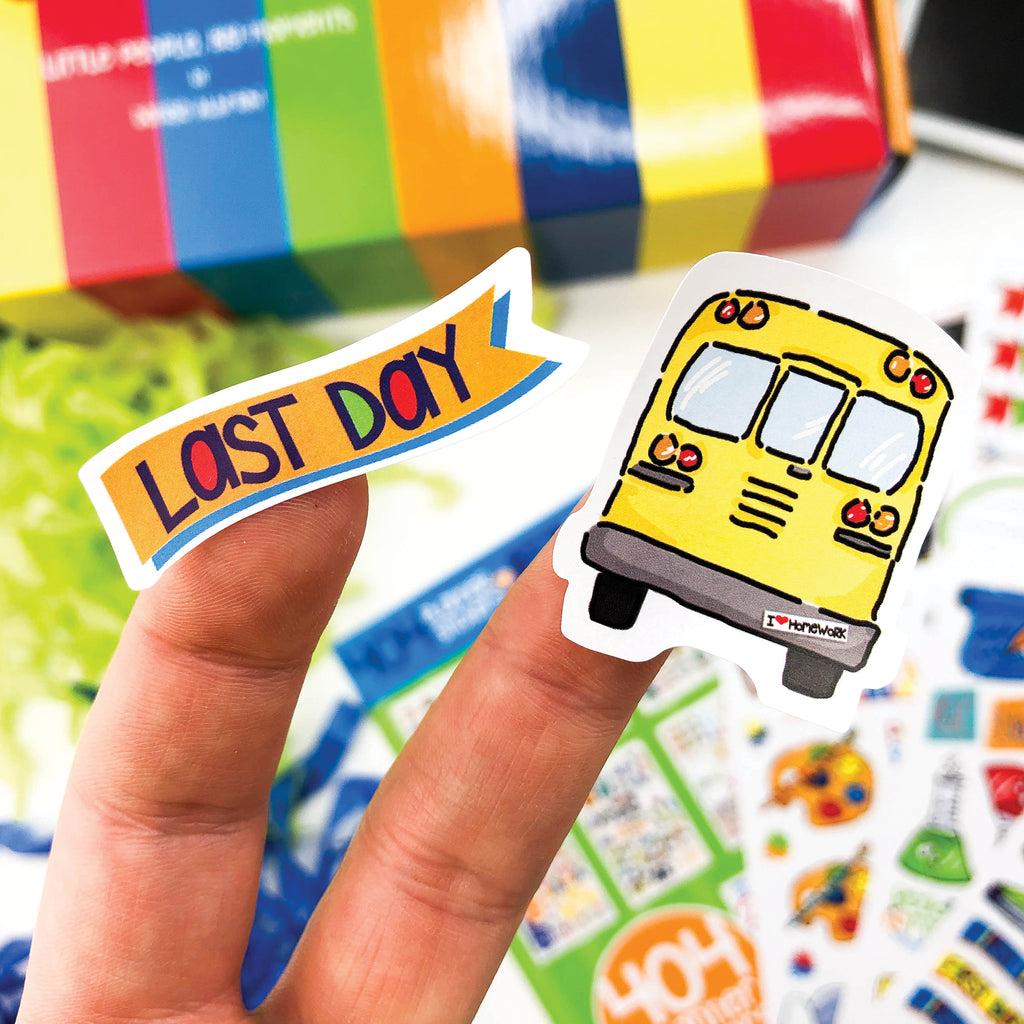 School Rocks Stickers | Kids School Class Keeper® Stickers Assorted Variety Set - Denise Albright® 