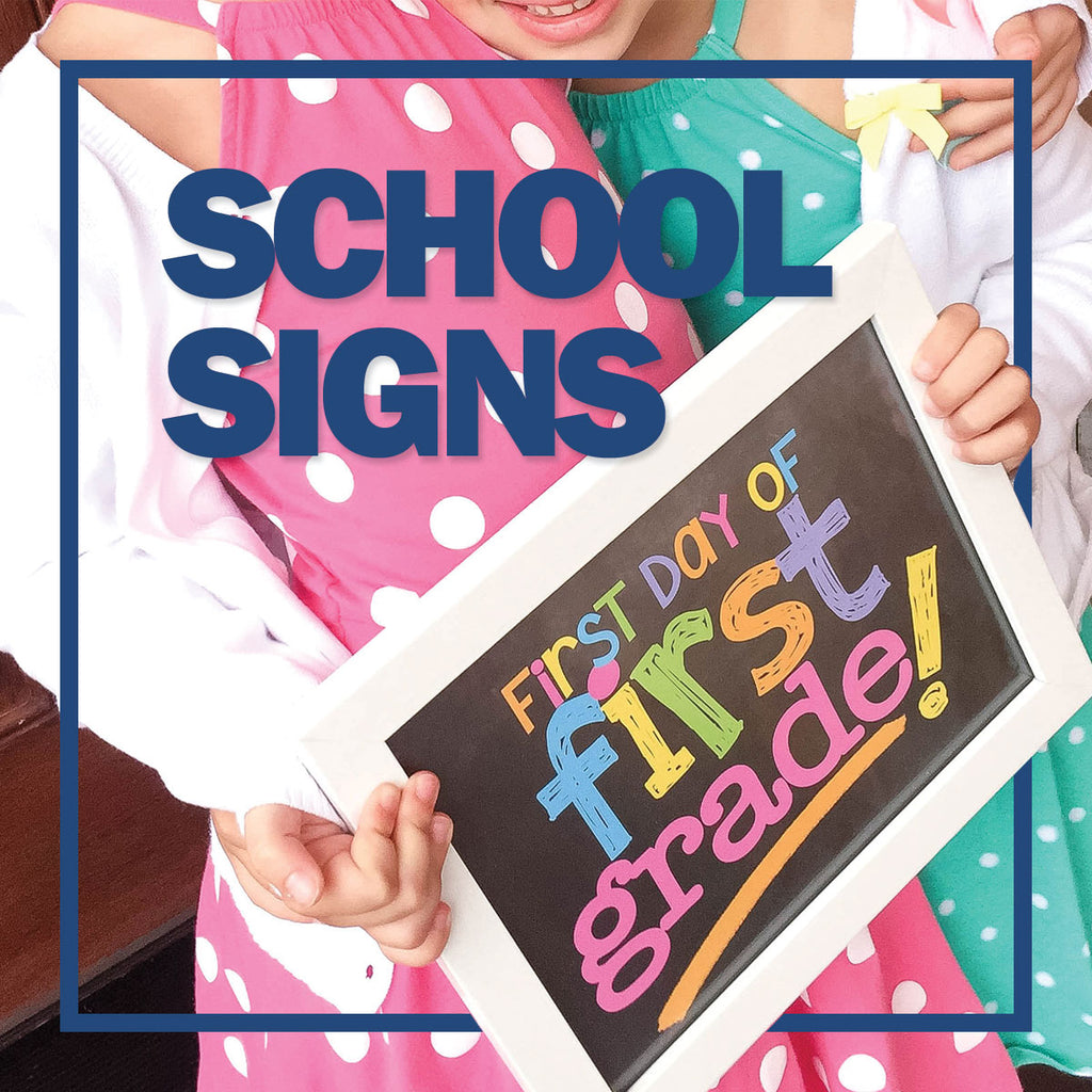 School Signs | Photo Props - Denise Albright® 