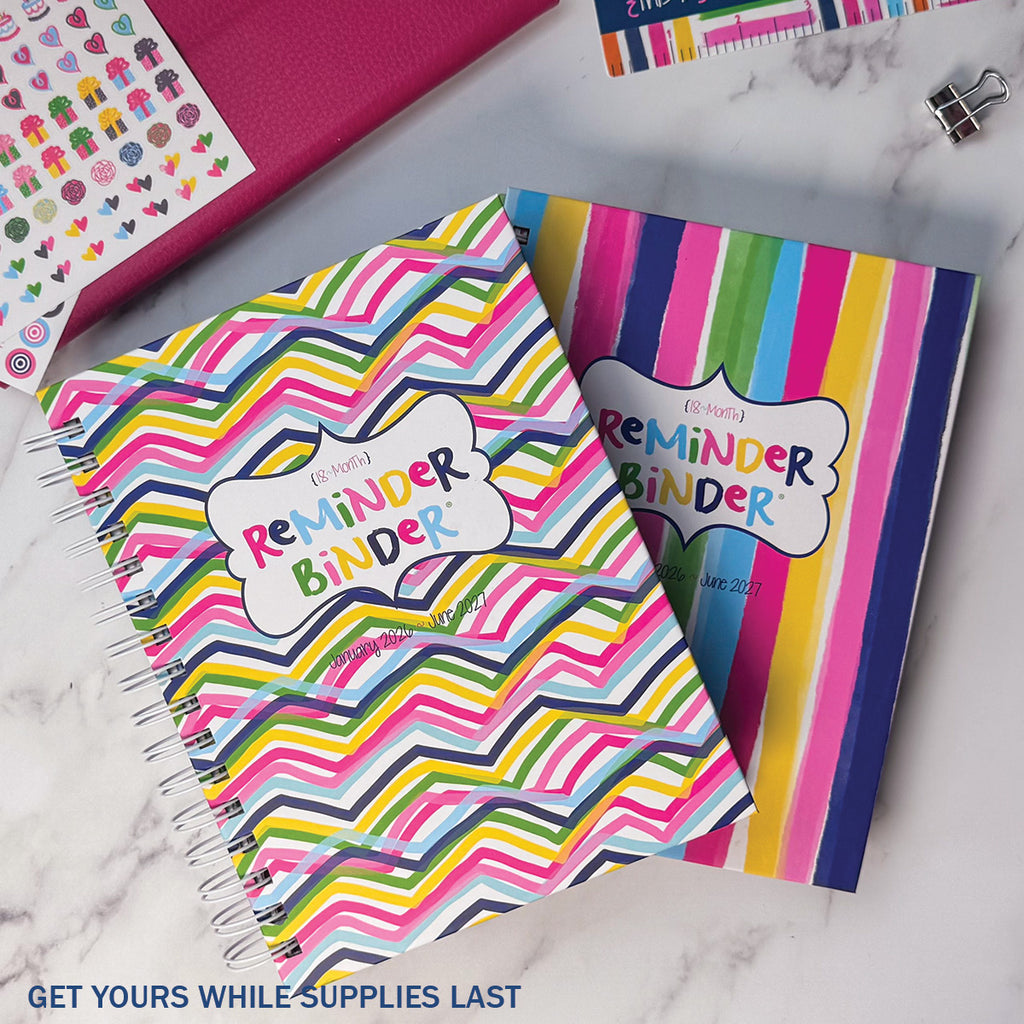 NEW! 2026 Goal Getter Bundle | Reminder Binder® Planner, Gratitude Finder® Journal and Budget Binder™
