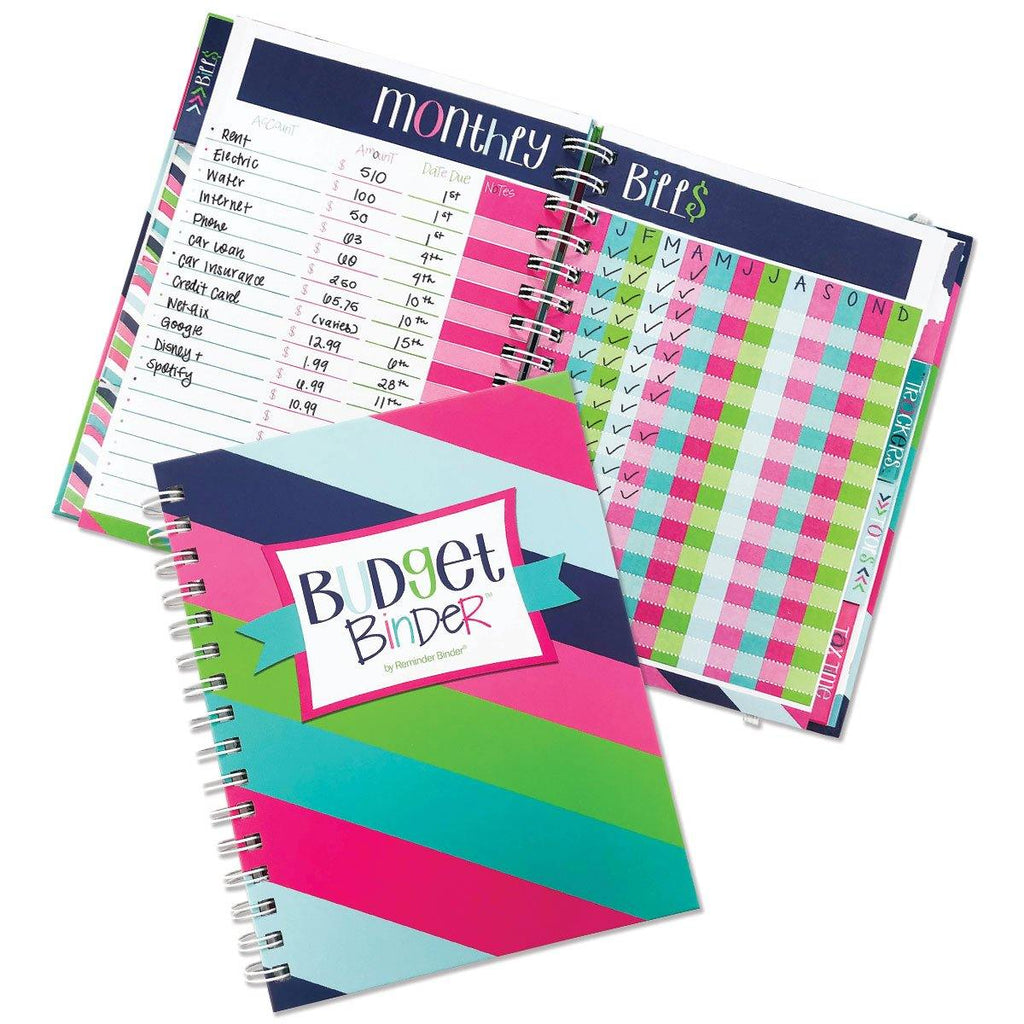 Budget Binder™ Bill Tracker Financial Planner | Stripes - Denise Albright® 