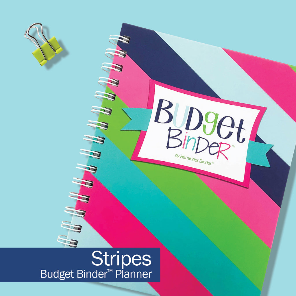 Budget Binder™ Bill Tracker Financial Planner | Stripes