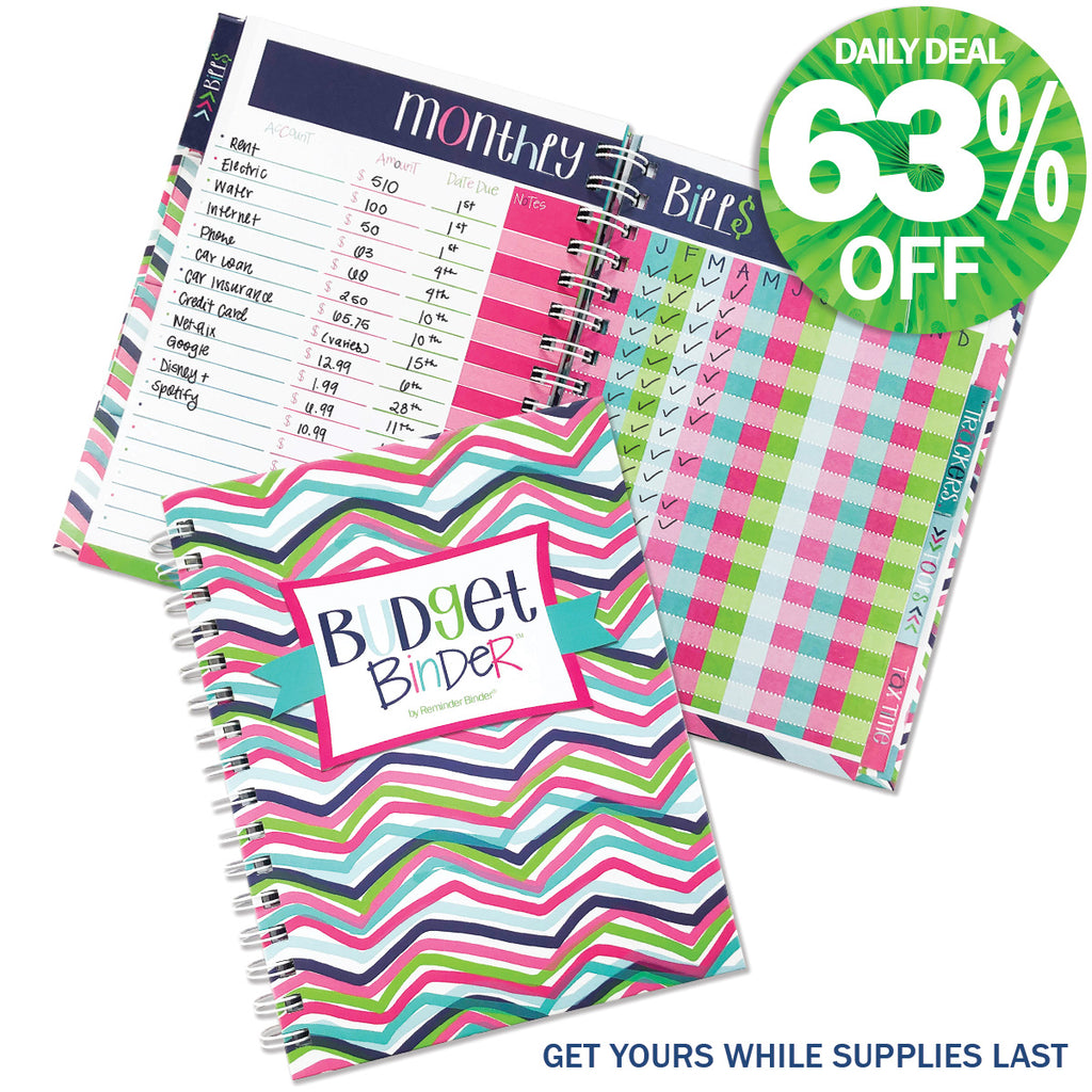 Budget Binder™ Bill Tracker Financial Planner | Chevi | Daily Deal | 1/30/25