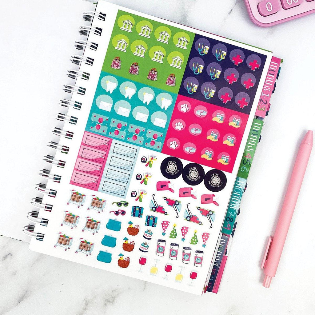 Budget Binder™ Bill Tracker Financial Planner | Leopard - Denise Albright® 