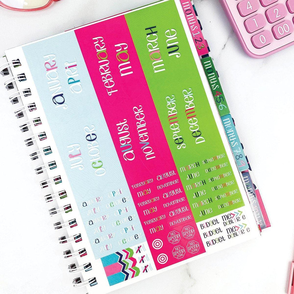Budget Binder™ Bill Tracker Financial Planner | Leopard - Denise Albright® 