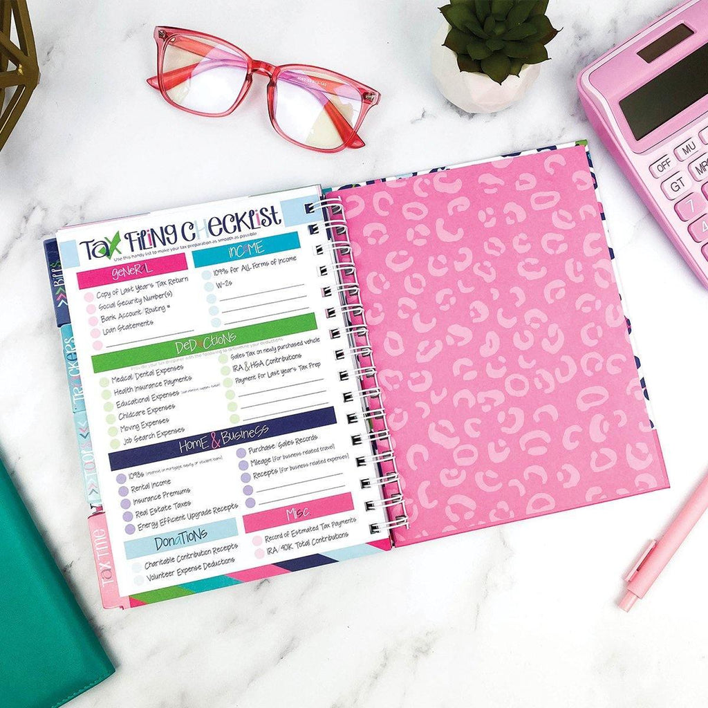 Budget Binder™ Bill Tracker Financial Planner | Leopard - Denise Albright® 