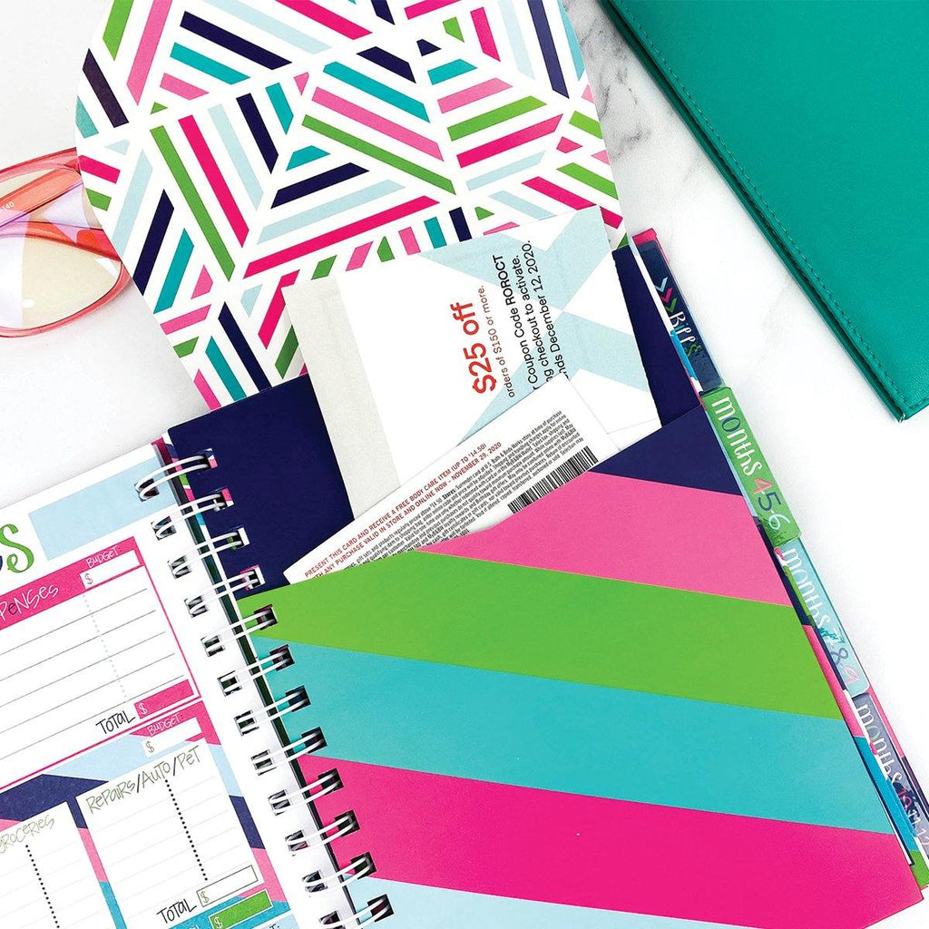 Budget Binder™ Bill Tracker Financial Planner | Wavy - Denise Albright® 