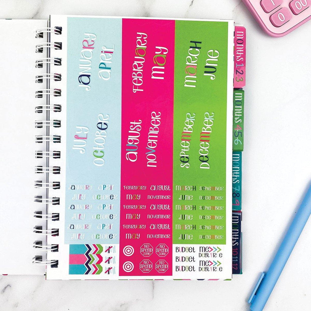 Budget Binder™ Bill Tracker Financial Planner | Speckles - Denise Albright® 