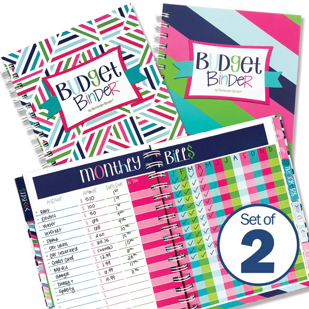 Budget Binder™ 2-Pack: Organize Bills, Track Spending, Save More & Keep Each Other Accountable