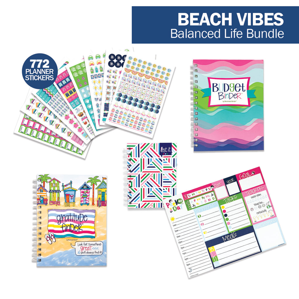 NEW! Balanced Life Bundle | Keep Life on Track! with Gratitude, Budgeting & Planning Tools
