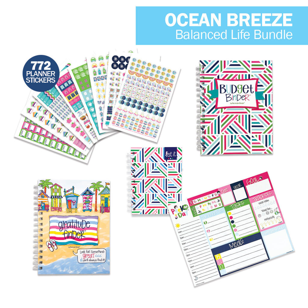 NEW! Balanced Life Bundle | Keep Life on Track! with Gratitude, Budgeting & Planning Tools