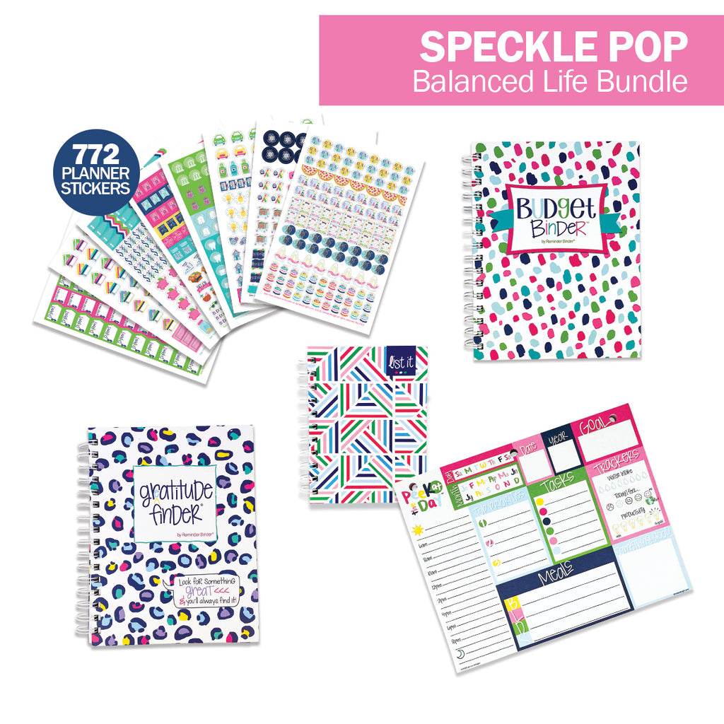 NEW! Balanced Life Bundle | Keep Life on Track! with Gratitude, Budgeting & Planning Tools