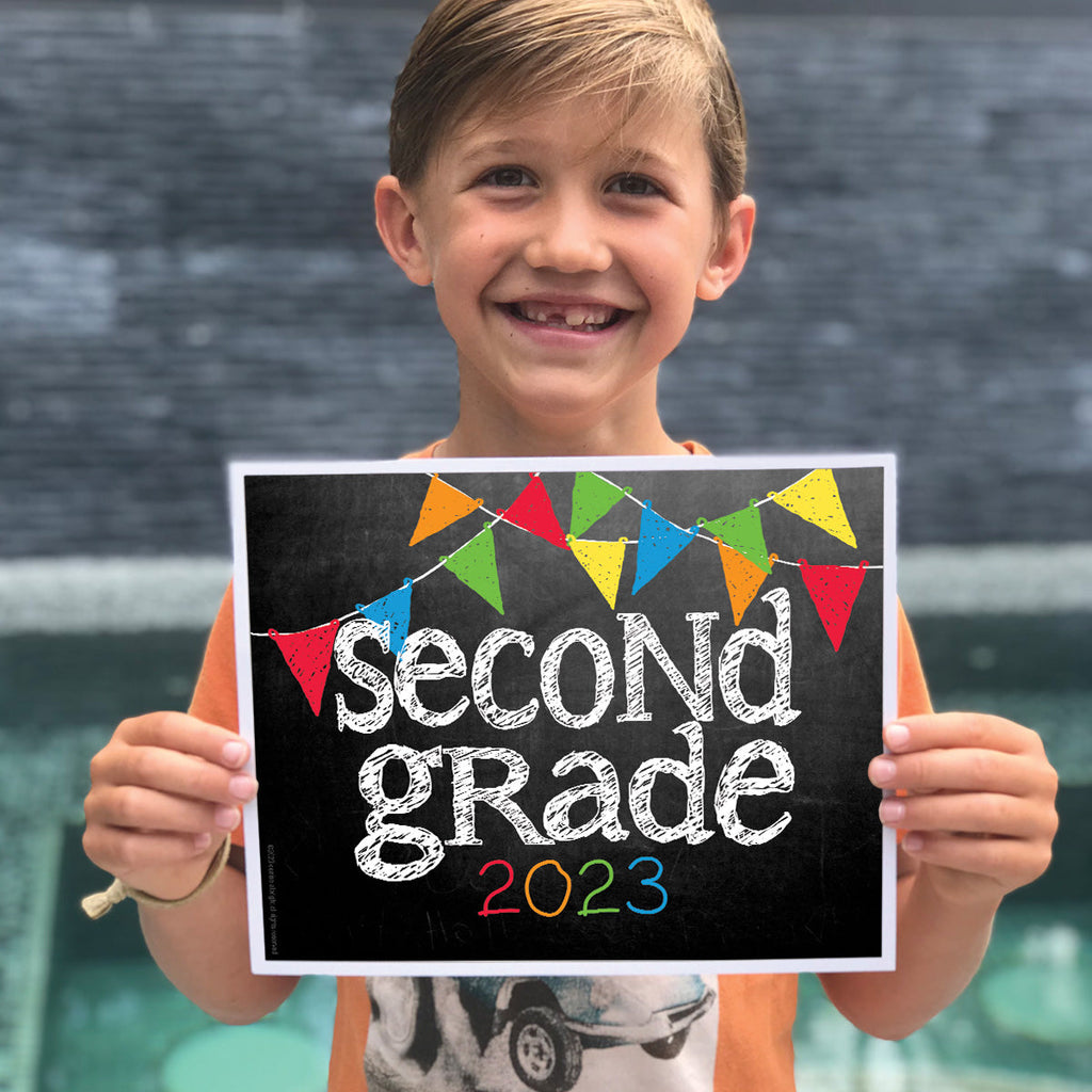 2023-2024 First/Last Day of School Photo Prop Signs | 7th Grade | Primary | Digital Download | Printable 8x10