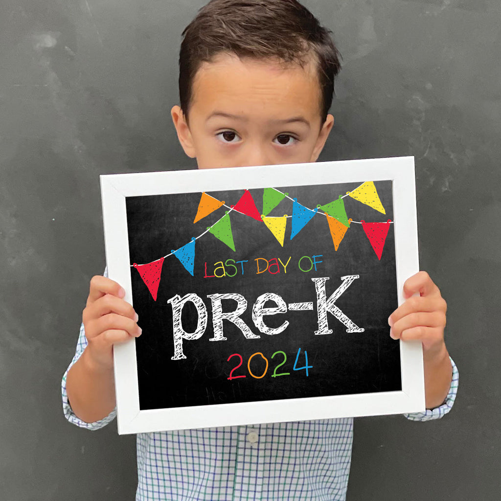 2023-2024 First/Last Day of School Photo Prop Signs | Transitional Kindergarten | t-K | Primary | Digital Download | Printable 8x10