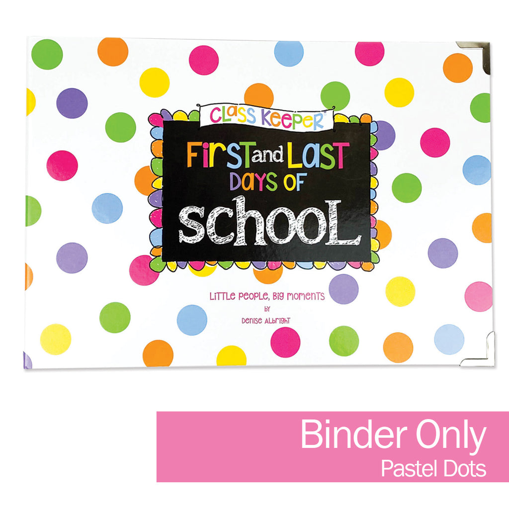 Extra Class Keeper® School Memory Keepsake Binder | (2) Styles | Keepsake Binder ONLY (No Box, No Pages))