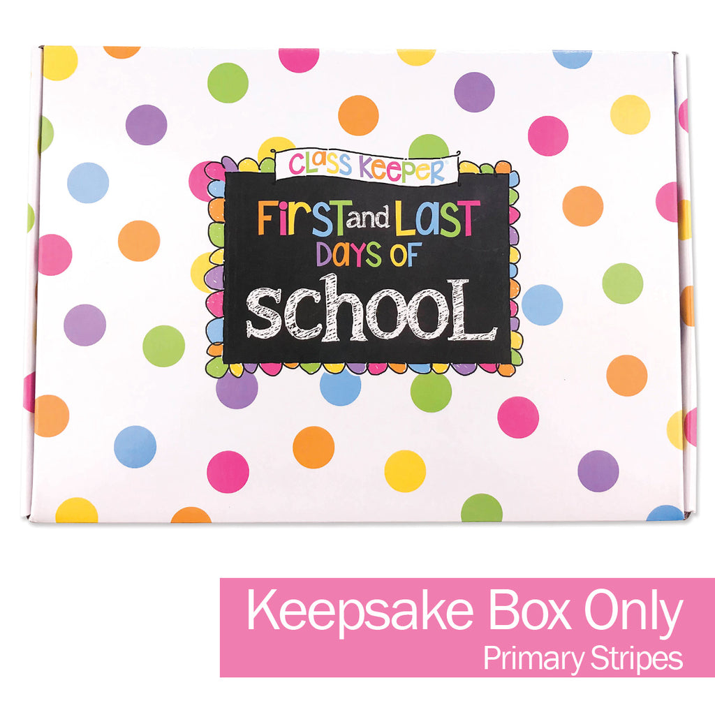 Extra Class Keeper® School Memory Keepsake Box | (2) Styles | Keepsake Box ONLY (No Binder, No Pages)