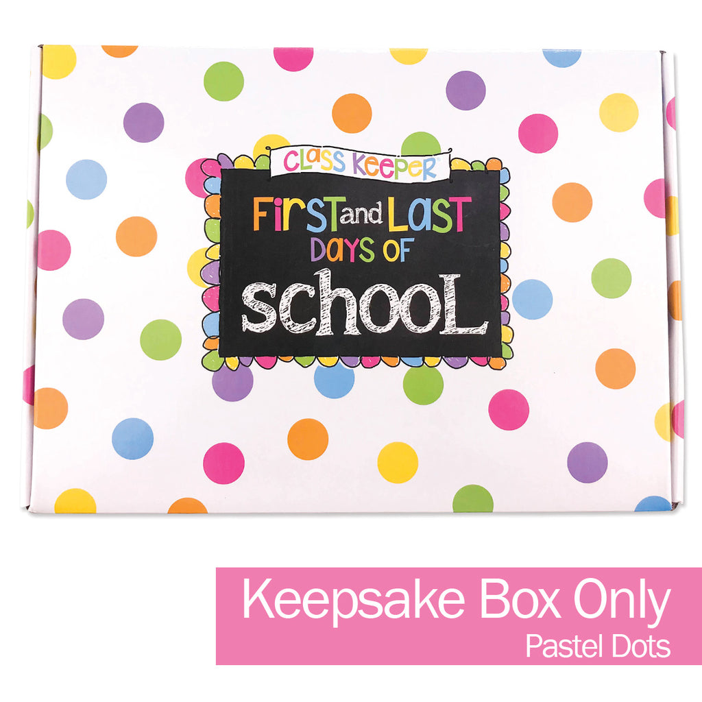 NEW! Extra Class Keeper® School Memory Keepsake Box | (2) Styles | Keepsake Box ONLY (No Binder, No Pages)