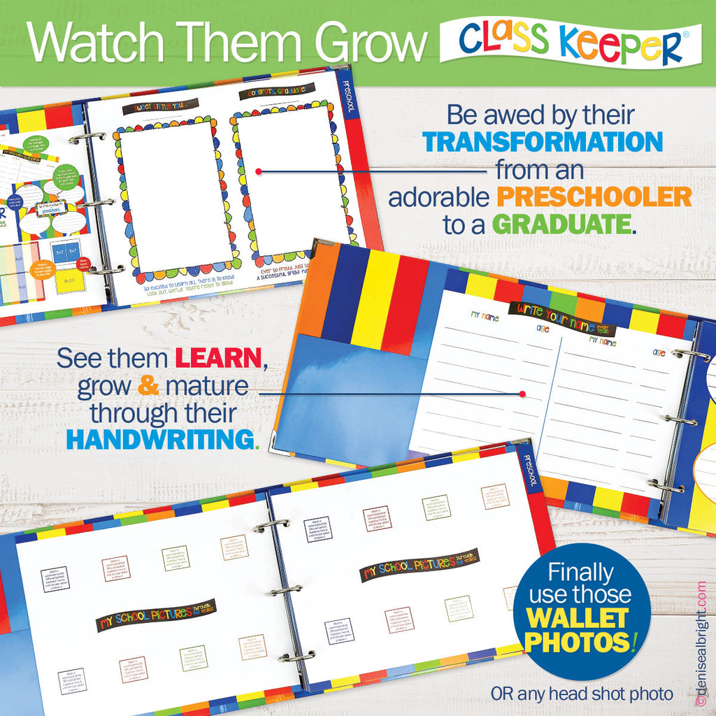 Class Keeper® Easiest Kids' Keepsake Memory Binder | Pastel