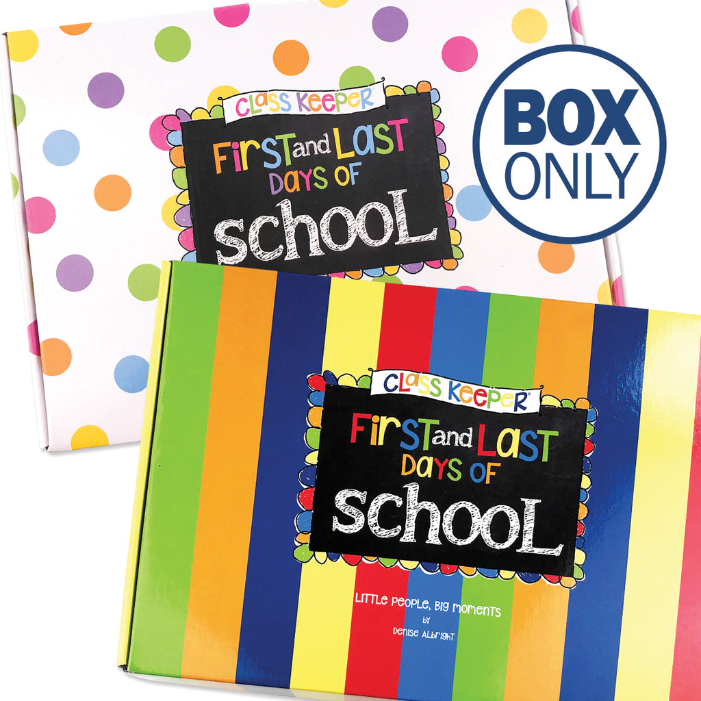 Extra Class Keeper® School Memory Keepsake Box | (2) Styles | Keepsake Box ONLY (No Binder, No Pages)