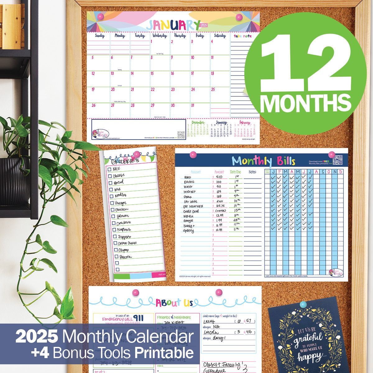 NEW Denise Albright® Printable 2024 25 Calendar July 2024 December NEW Denise Albright® Printable 2024 25 Calendar July 2024 December