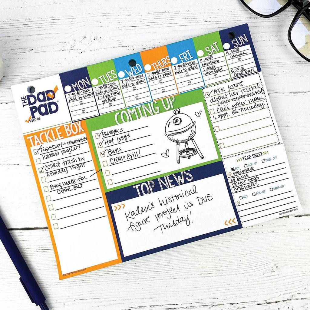 NEW! Dad Pad® Weekly Planner Pad - Denise Albright® 