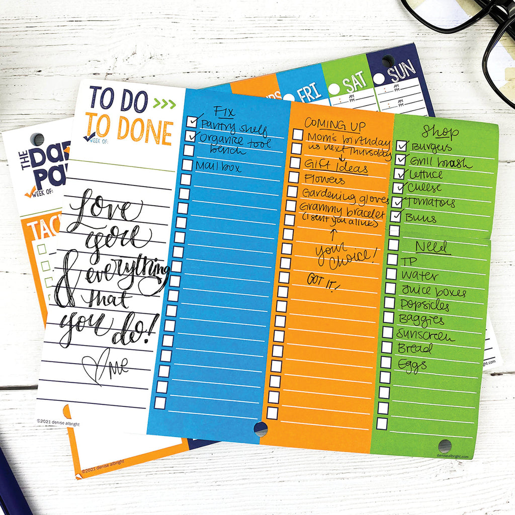 DOORBUSTER! Family Command Center Bundle | FOUR Weekly Planner Pads | SAVE 68%