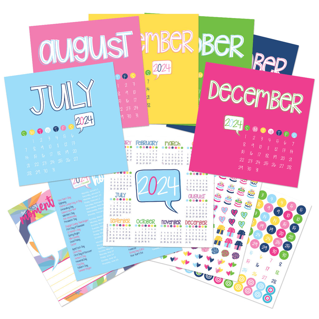 NEW! Dream Planner Bundle | 2024-25 Reminder Binder® + 2 Planner Pads, Pocket Notebook & Mini Desktop Calendar