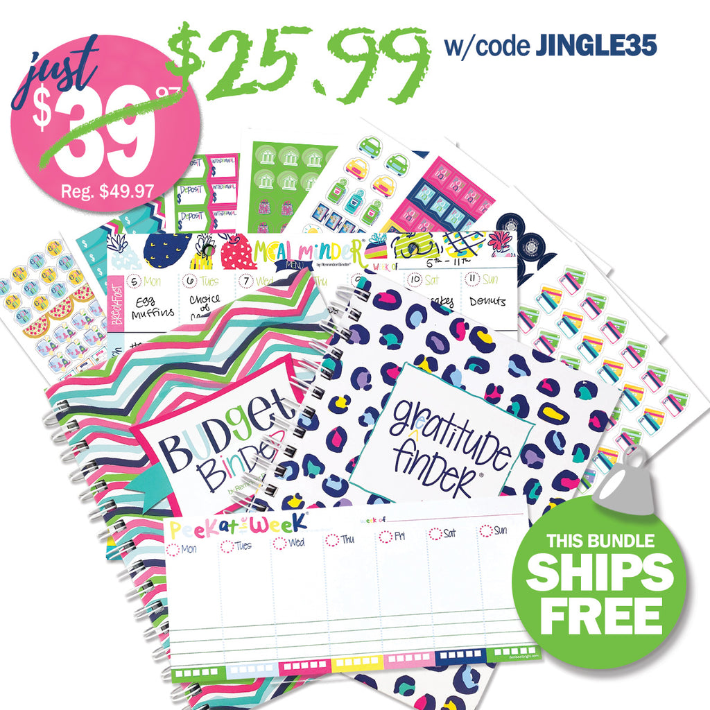 NEW! Everyday Essentials Bundle | Organize Your Day. Own Your Budget. Stay Grateful.