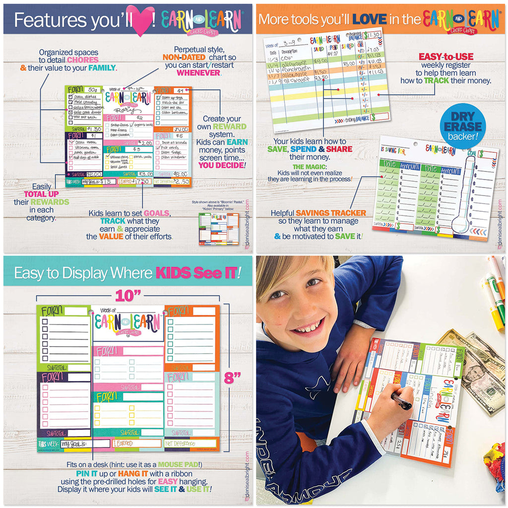 NEW! Happy Habits Bundle for Kids | Chore Chart, Gratitude Journal & Stickers + BONUS App Membership | Teach Responsibility & Positivity | HOT DEAL | No Code Needed