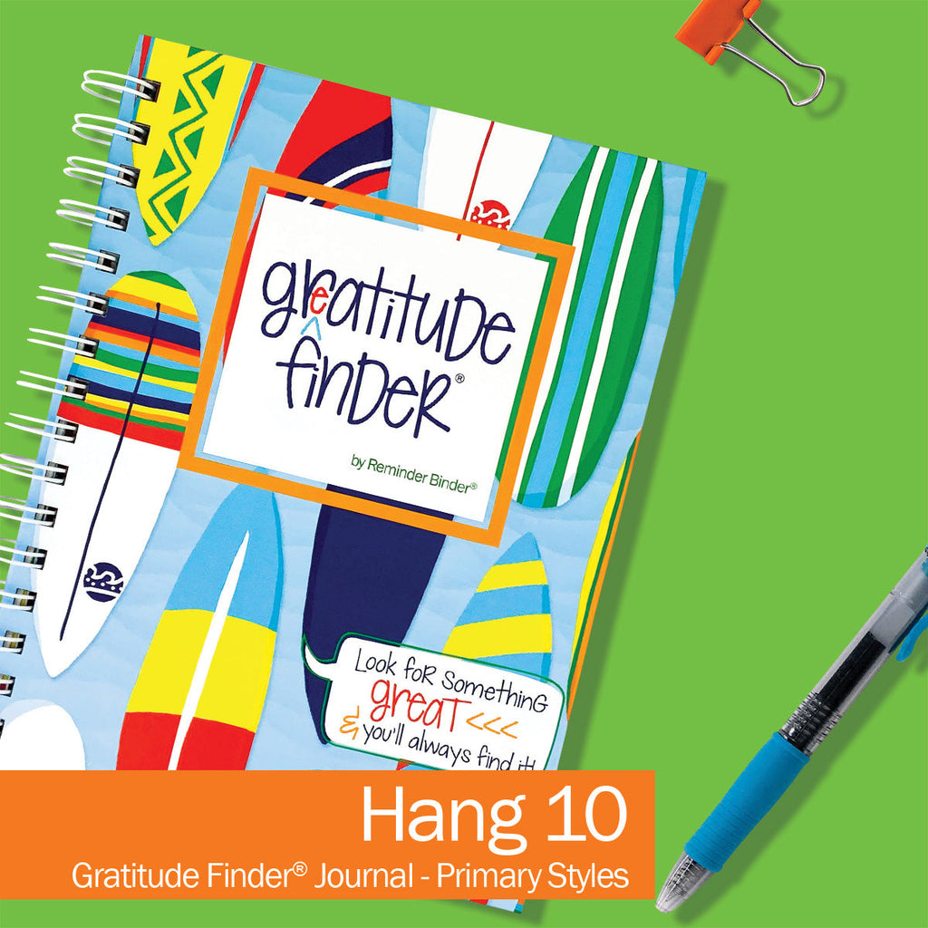 Gratitude Finder® Gratitude Journal | Adventure Series | Hang 10