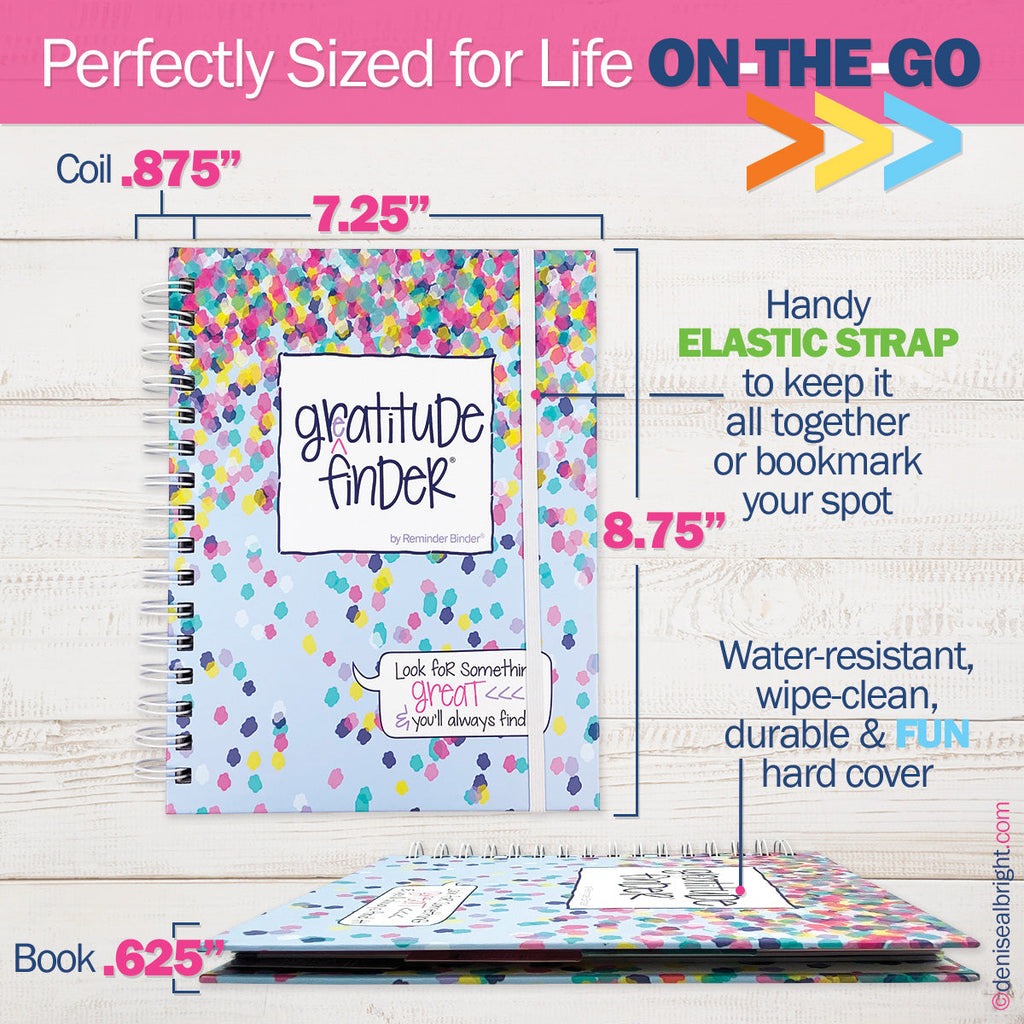 Gratitude Finder® Journal | Confetti Party - Denise Albright® 