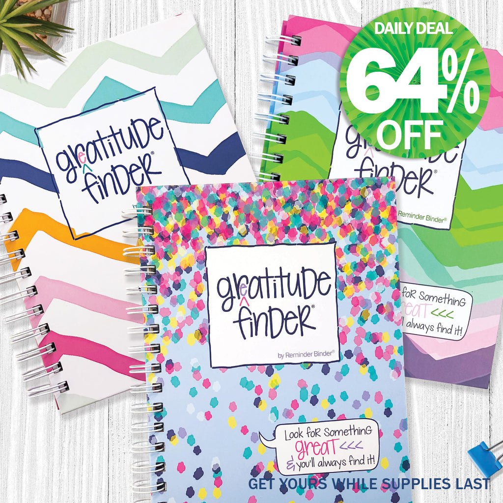 Bundle of 3 Gratitude Finder® Gratitude Journals | HOT Deal