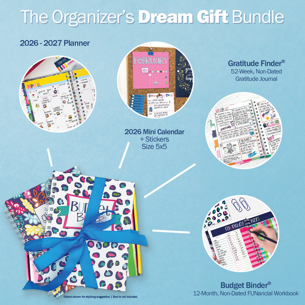 NEW! 2026 Goal Getter Bundle | Reminder Binder® Planner, Gratitude Finder® Journal and Budget Binder™