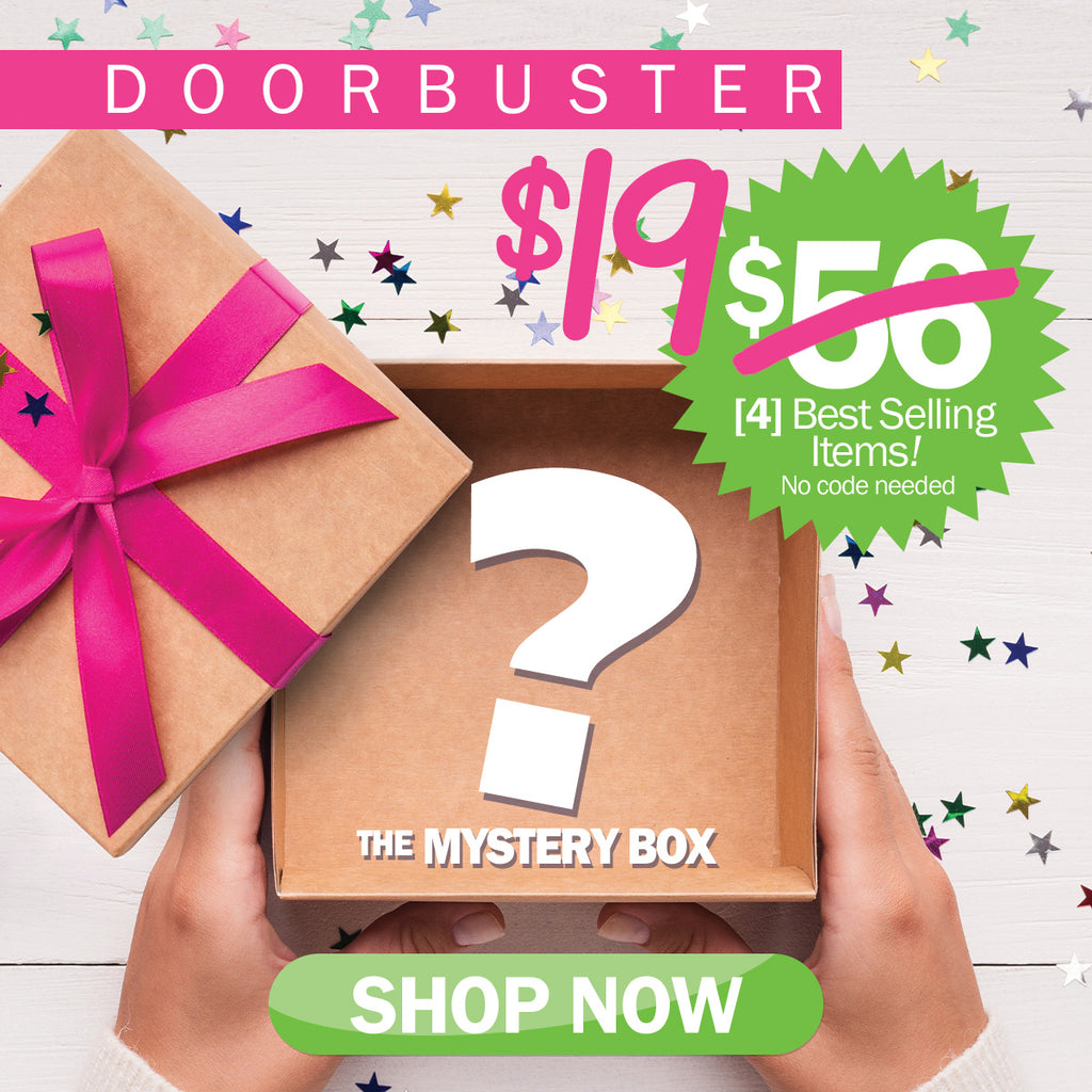 Buy Now & Save! The Mystery Box | [4] Full-Size Goodies in ONE Box