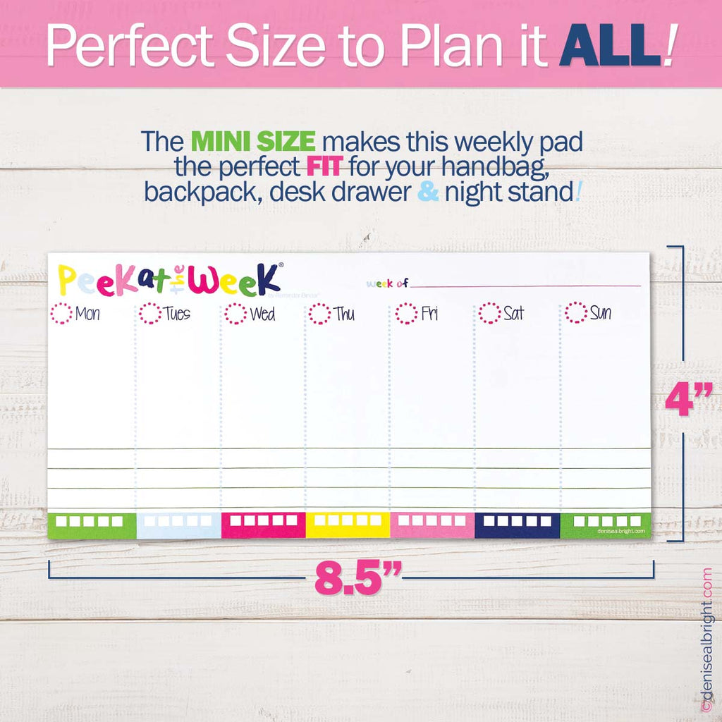 Plan Your Way Bundle | Daily & Weekly Planner Pads | Bright & Cheery | Daily Deal | 2/11/25