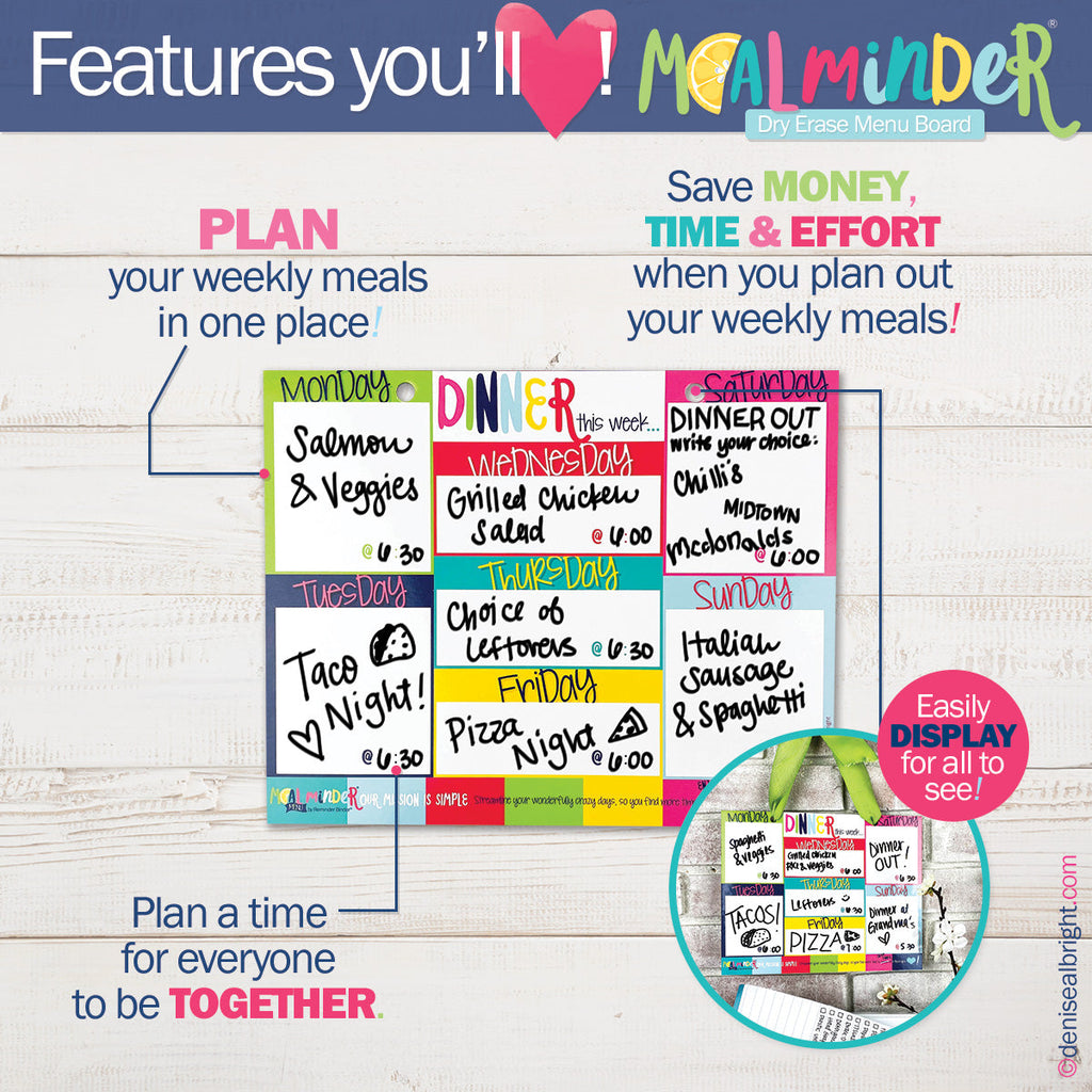 DOORBUSTER! Family Command Center Bundle | FOUR Weekly Planner Pads | SAVE 68%