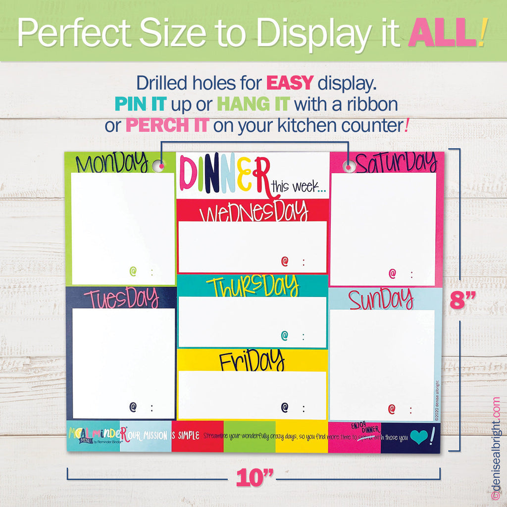 DOORBUSTER! Family Command Center Bundle | FOUR Weekly Planner Pads | SAVE 68%