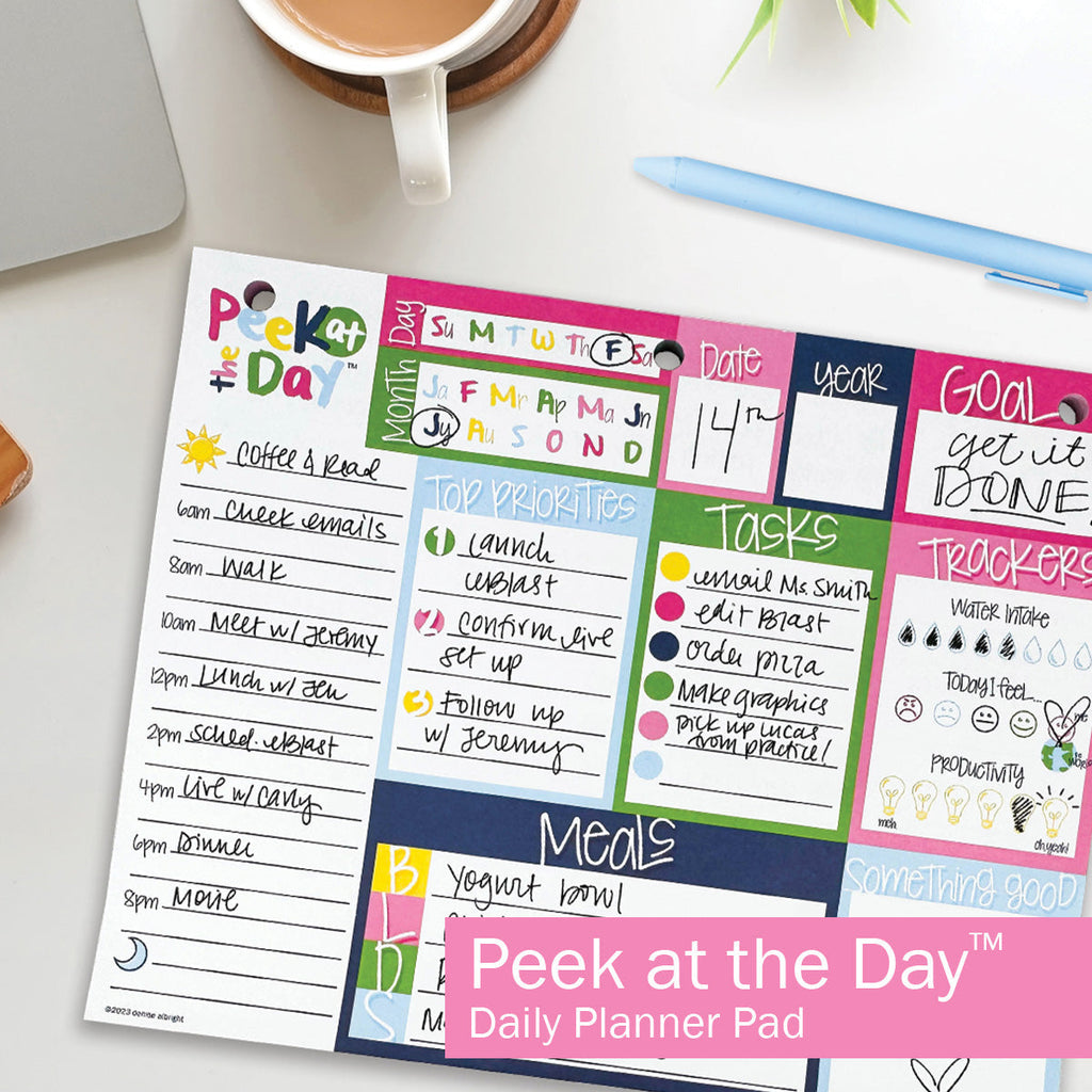 Plan Your Way Bundle | Daily & Weekly Planner Pads | Bright & Cheery | Daily Deal | 2/11/25