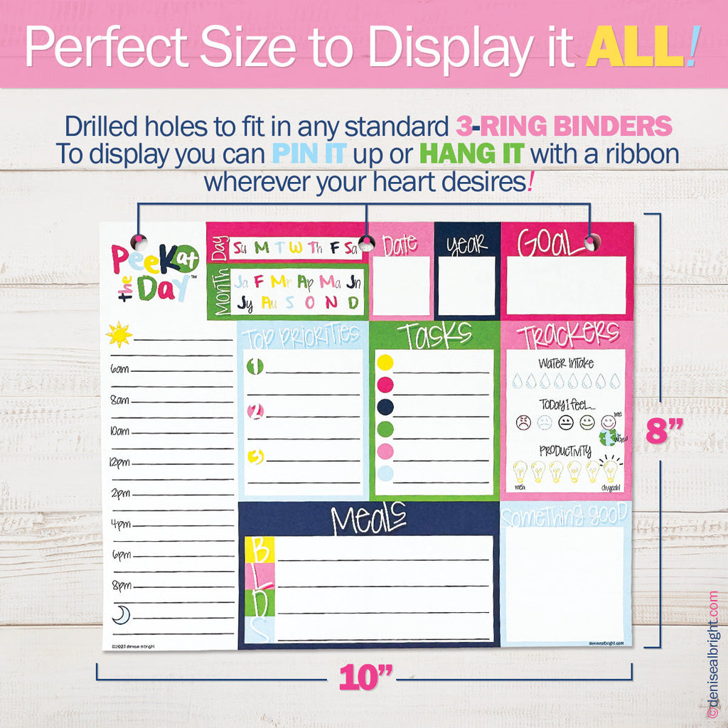 Peek at the Day™ Daily Planner Pad | Daily Deal