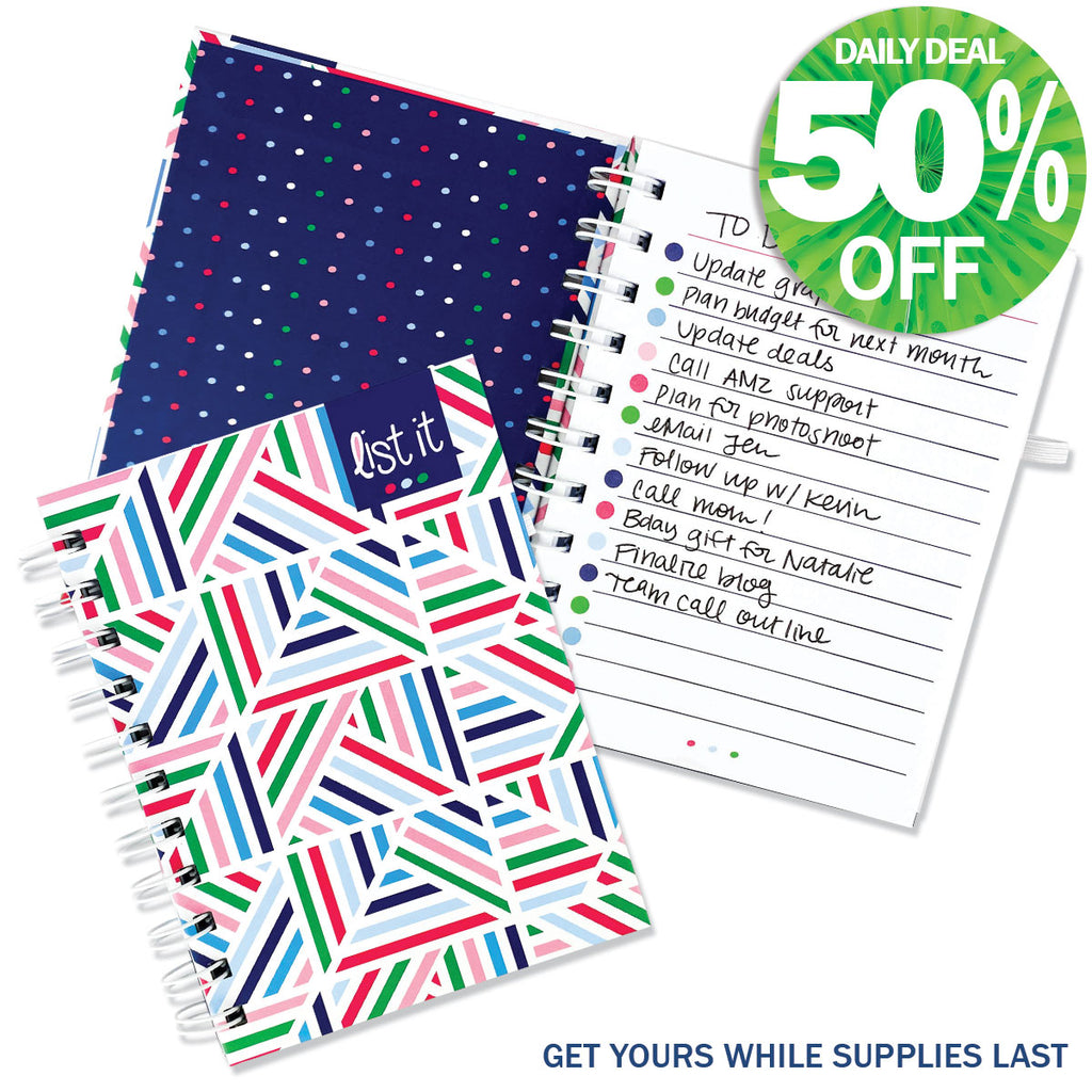 List It! Pocket Notebooks | Geo | Daily Deal | 4/16/25
