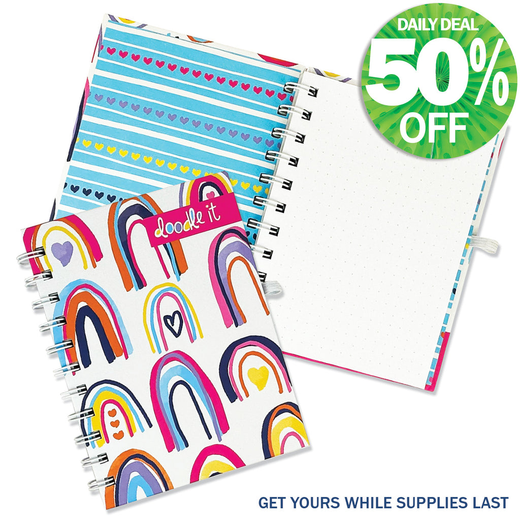Doodle It! Pocket Notebooks | Rain-Boho | Daily Deal | 4/16/25
